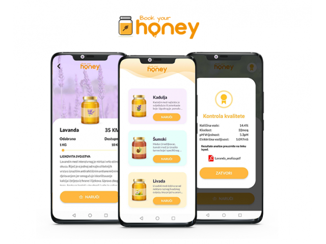 Prodajte ili kupite visokokvalitetni med potvrđen rezultatima analize uz Book Your Honey app! - 2
